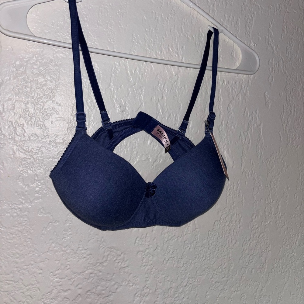 Salient Blue Padded Bra